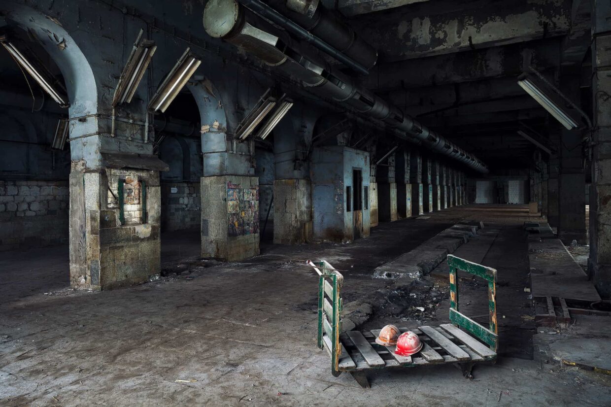 Opuszczone zakłady przemysłu bawełnianego UNIONTEX na Księżym Młynie