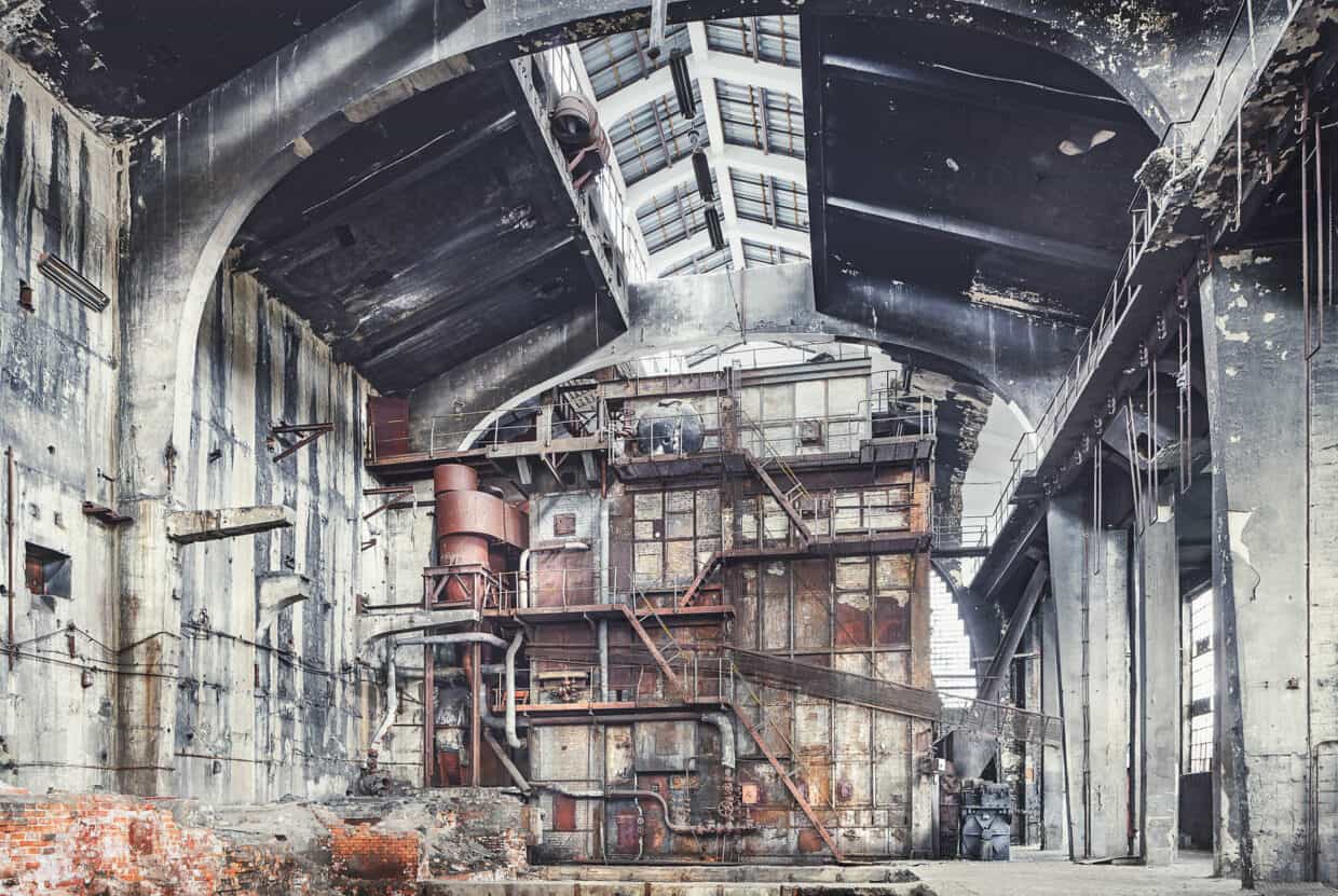 Fotografia Industrialna Zabytkowej Elektrownii Karola Scheiblera na Księżym Młynie