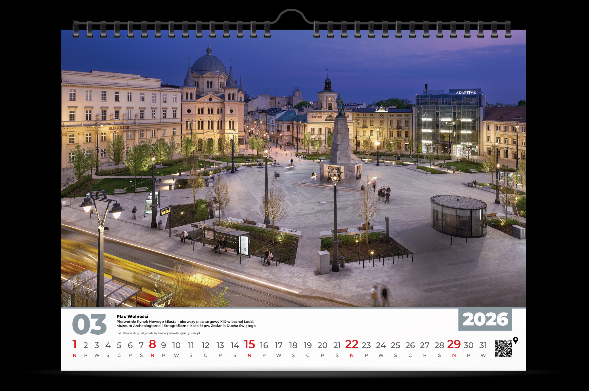 Kalendarz 2026 - Łódź w obiektywie - obrazek 4